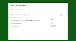 Desktop Screenshot of harrisdev.com
