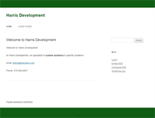 Tablet Screenshot of harrisdev.com